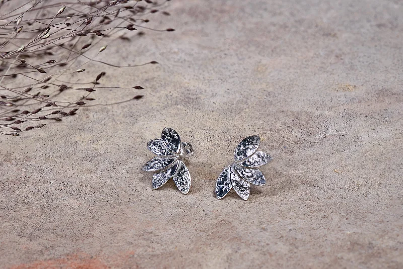 Hypoallergenic Sterling Silver Star - Studded Stud Earrings for Sensitive EarsElina Earrings - Silver Hypoallergenic Sterling Silver Star - Studded Stud Earrings for Sensitive EarsElina Earrings - Silver