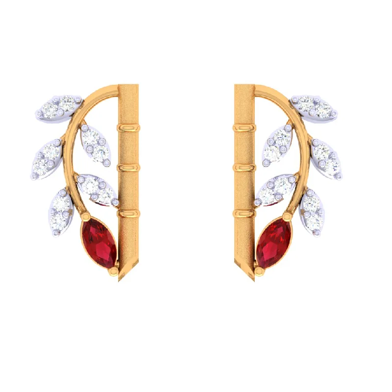 Rainbow - Colored Enameled Butterfly Stud Earrings for a Playful and Colorful StatementFlawless Flora Diamond Earrings Rainbow - Colored Enameled Butterfly Stud Earrings for a Playful and Colorful StatementFlawless Flora Diamond Earrings