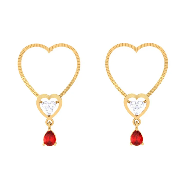 Vintage - Inspired Filigree - Worked Stud Earrings in Gold - Tone for an Antique AestheticLove Dangler Earrings Vintage - Inspired Filigree - Worked Stud Earrings in Gold - Tone for an Antique AestheticLove Dangler Earrings